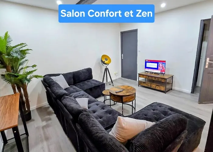 Appartement Xxl 120m2 - 10 Couchages - 3ch - Centre - 2 Sdb-2 Wc - Parking Gratuit A 1 Minute Foix