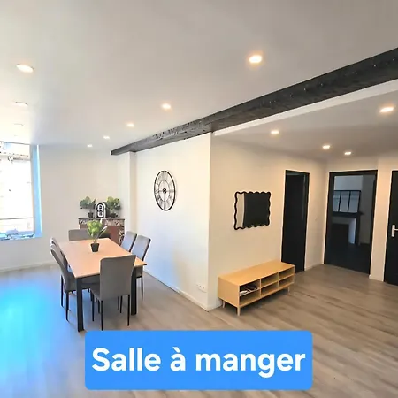 Xxl 120m2 - 10 Couchages - 3ch - Centre - 2 Sdb-2 Wc - Parking Gratuit A 1 Minute Apartamento