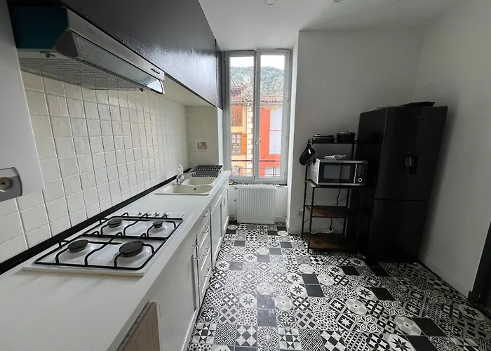 アパート Xxl 120m2 - 10 Couchages - 3ch - Centre - 2 Sdb-2 Wc - Parking Gratuit A 1 Minute フォワ